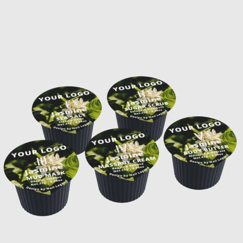 5-in-1 Deluxe Vegan Pedicure Kit Salt Soak Sugar Scrub Mud Mask Massage Cream Butter – product detail view, wholesale