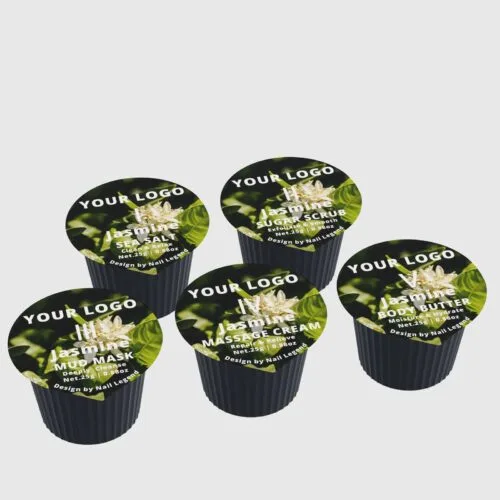 5-in-1 Deluxe Vegan Pedicure Kit Salt Soak Sugar Scrub Mud Mask Massage Cream Butter – product detail view, wholesale