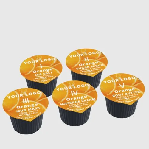 5-in-1 Deluxe Vegan Pedicure Kit with Salt Soak Sugar Scrub Mud Mask Massage Cream Butter – product detail view, wholesale