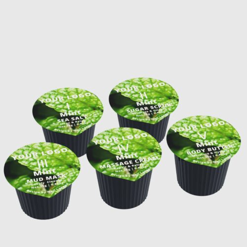 5 in 1 Deluxe Pedicure Kit, Salt Soak, Sugar Scrub, Mud Mask, Massage Cream, Butter, Mint – product detail view, wholesale