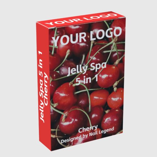 Cherry Jelly Spa Organic 5 1 Pedicure Kit Crystal Dissolution Salt Sugar Scrub Foot Mask – product detail view, wholesale