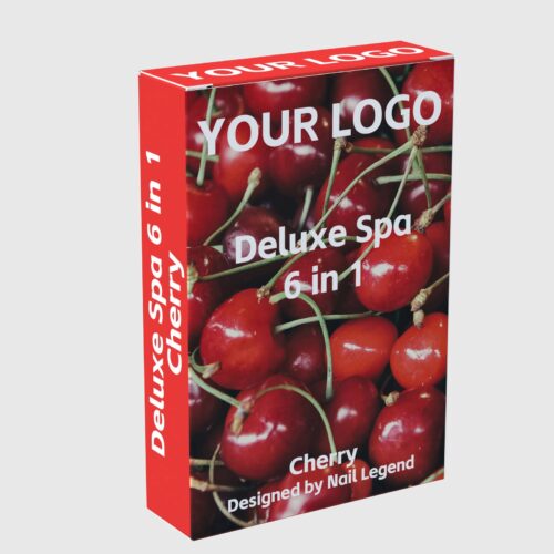 Cherry Deluxe Spa 6-in-1 Professional Use Kit Organic Vegan Salt Soak Callus Remover – product detail view, wholesale