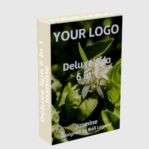 Jasmine Deluxe Spa 6-In-1 Professional Spa Use Set Organic Vegan Salt Soak Callus Remover – product detail view, wholesale