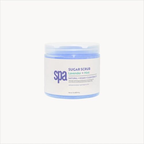 Lavender and Mint Calming Solid Sugar Scrub Soothing Exfoliating Formula – product detail view, wholesale