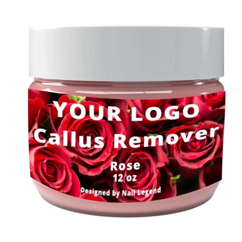 Private Label Rose Flavo Gel for Foot Callus Removal Cracked Heel Repair – product detail view, wholesale