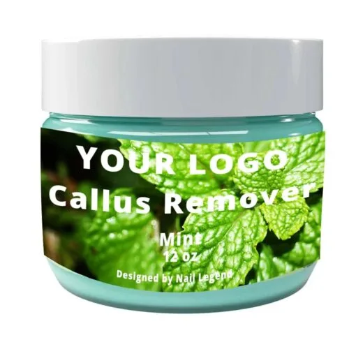 Private Label Mint Flavo Gel for Foot Callus Removal Cracked Heel Repair Home Spa – product detail view, wholesale