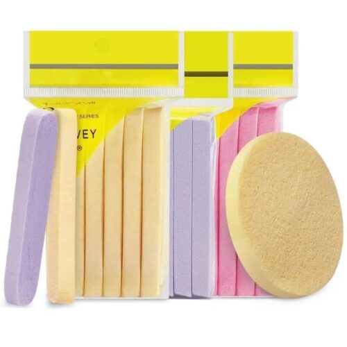 Compressed PVA Facial Cleansing Sponge – product detail view, non-woven disposable for salons and distributors