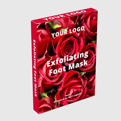 Rose Foot Mask Private Label Pedicure Treatment Moisturizing Exfoliating Dead Skin Repair – product detail view, wholesale