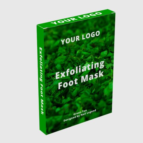 Green Tea Foot Mask Private Label Pedicure Treatment Moisturizing Exfoliating Dead Skin – product detail view, wholesale