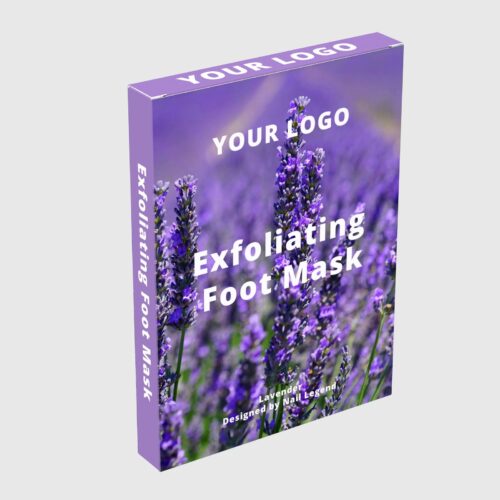 Lavender Foot Mask Private Label Pedicure Treatment Moisturizing Exfoliating Dead Skin – product detail view, wholesale