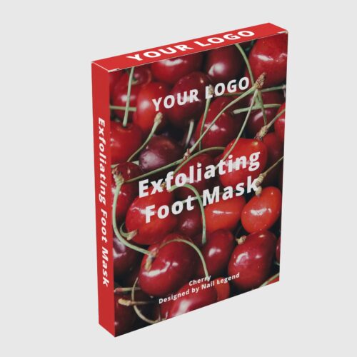 Cherry Foot Mask Private Label Pedicure Treatment Moisturizing Exfoliating Dead Skin – product detail view, wholesale