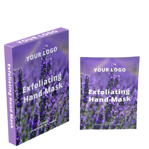 Lavender Hand Mask Private Label Manicure Treatment Moisturizing Exfoliating Finger Dead – product detail view, wholesale