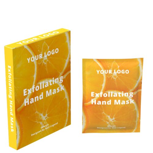 Orange Hand Mask Private Label Manicure Treatment Moisturizing Exfoliating Finger Dead – product detail view, wholesale