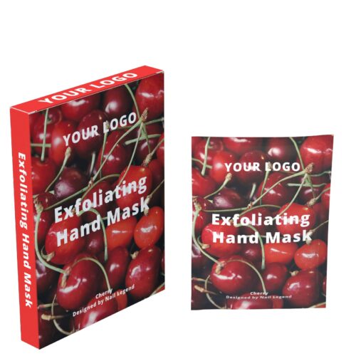 Cherry Hand Mask Private Label Manicure Treatment Moisturizing Exfoliating Finger Dead – product detail view, wholesale