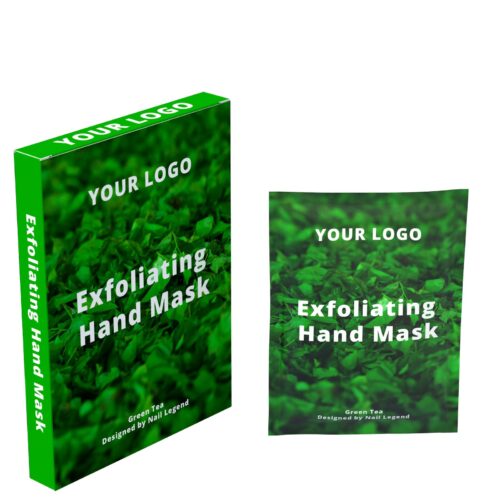 Green Tea Hand Mask Private Label Manicure Treatment Moisturizing Exfoliating Finger Dead – product detail view, wholesale