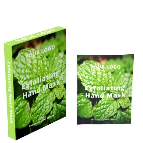 Mint Hand Mask Private Label Manicure Treatment Moisturizing Exfoliating Finger Dead Skin – product detail view, wholesale