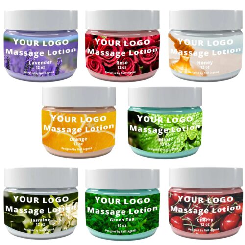 Massage Lotion Private Label Custom Scents 12oz, Healing Therapy Moisturizing for – product detail view, wholesale