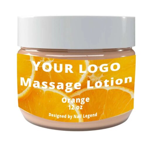 Vegan Pedicure & Nail Salon Spa Massage Lotion Private Label with Orange Flavor – product detail view, wholesale