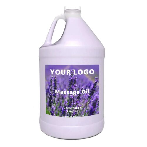 Custom 1 Gallon Professional Salon Spa Massage Oil Private Label Scents Moisturizes & – product detail view, wholesale