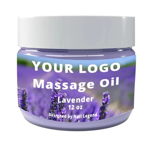 Professional Salon Spa Massage Oil Custom Private Label Lavender Flavor – product detail view, wholesale