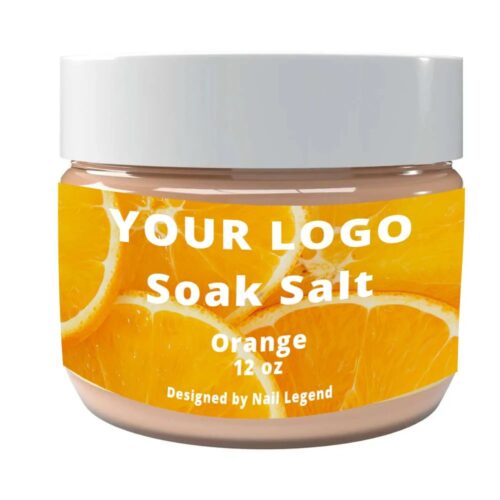 Private Label Orange Flavor Dead Sea Salt Crystal Foot Soak Salon Spa Treatment – product detail view, wholesale