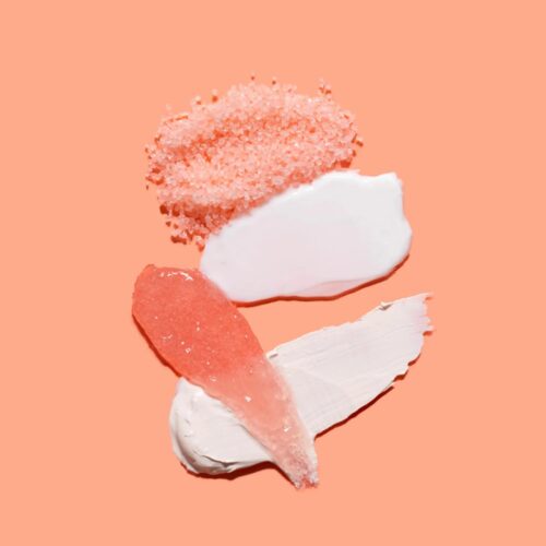 4 in 1 Pink Grapefruit Energizing Spa Set Exfoliator and Moisturizer Chemical Ingredients – product detail view, wholesale