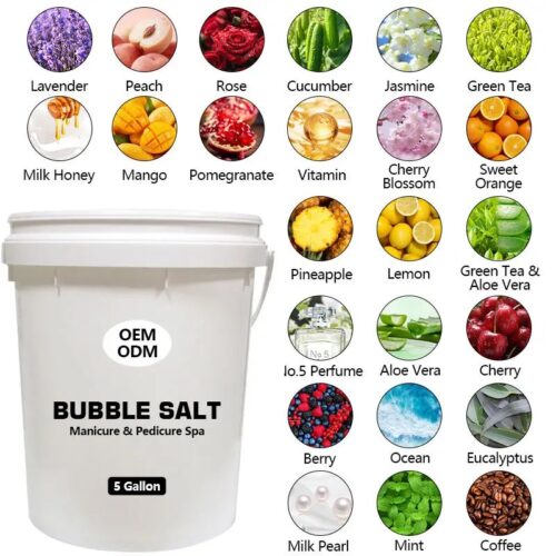 Private Label Flavor Salt Soak, Sugar Scrub, Mud Mask, Massage Lotion, – product detail view, wholesale