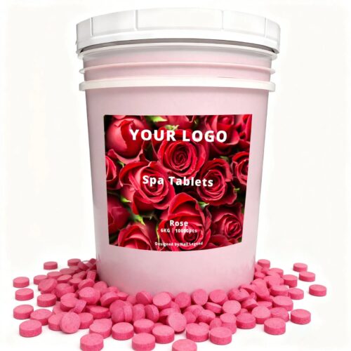 Organic Rose Spa Tablets Quick-Dissolve Strong Scents for Salon Manicure Pedicure 6kg – product detail view, wholesale