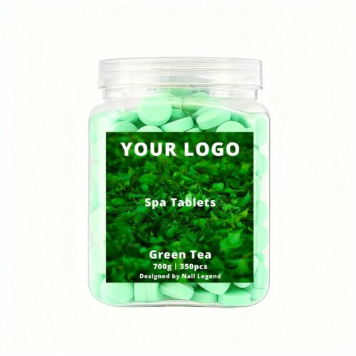 Organic 700g Green Tea Spa Tablets Quick-Dissolve with Strong Scents for Salon Manicure – product detail view, wholesale