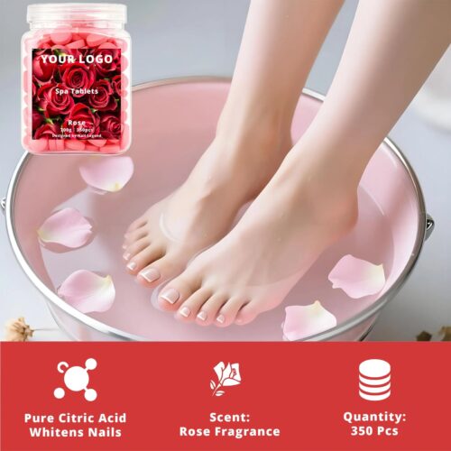 Nail Legend Rose Spa Tablets 700g Quick-Dissolve Organic Strong Scent for Female Adults – product detail view, wholesale