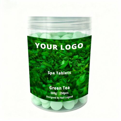 Nail Legend Green Tea Spa Tablets 500g Quick-Dissolve Tea Scent Foot Care for Salon – product detail view, wholesale
