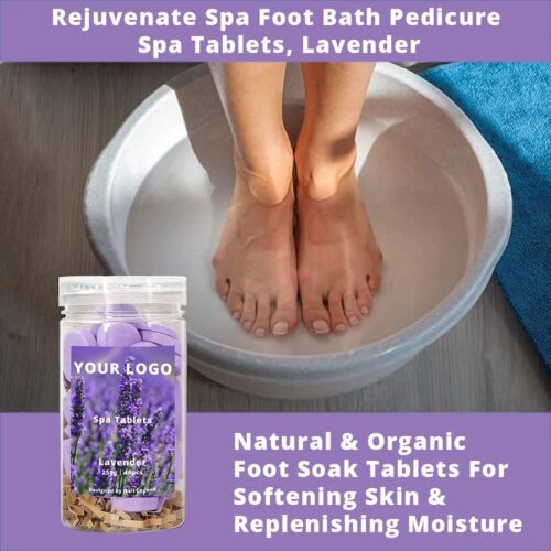 Nail Legend Lavender Spa Tablets 250g Quick-Dissolve Natural Organic Strong Scents for – product detail view, wholesale