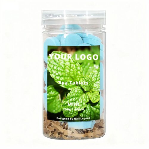 Mint Spa Tablets, Quick-Dissolve, Natural Organic, Strong Scents, Perfect for Salon – product detail view, wholesale