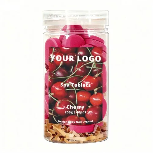 Cherry Spa Tablets, Quick-Dissolve, Natural Organic, Strong Scents, Perfect for Salon – product detail view, wholesale