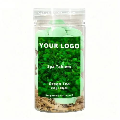 Nail Legend Green Tea Spa Tablets Quick-Dissolve Natural Organic Tea Scent Foot Care 6kg – product detail view, wholesale