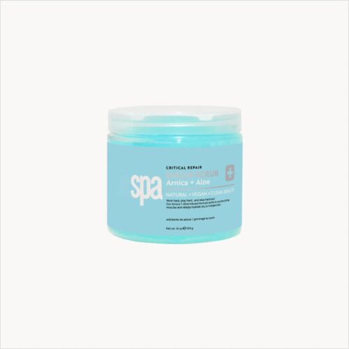 Restorative Exfoliating Sugar Scrub Solid Form with Arnica and Aloe Critical Repair – product detail view, wholesale
