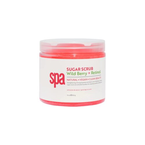 Wild Berry and Retinol Solid Sugar Scrub Exfoliating Brightening Formula – product detail view, wholesale