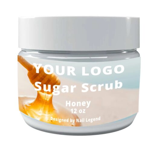 Private Label Honey Flavor Sugar Scrub Salon Quality Deep Exfoliating Clarifying – product detail view, wholesale