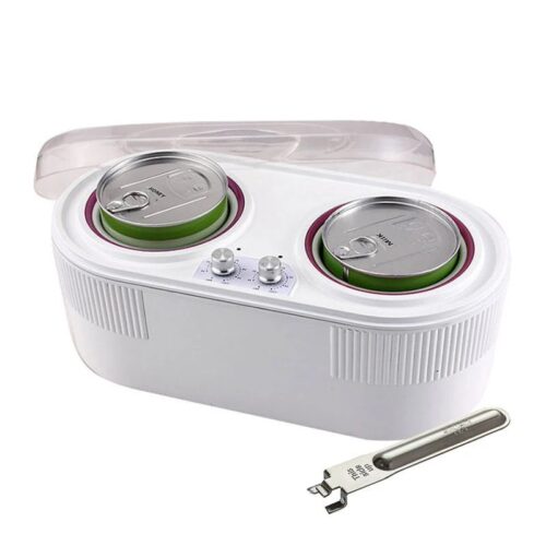 1000ml/1600ml Dual Pot ABS Wax Heater Electronic Adjustable Temperature Depilatory for – product detail view, wholesale