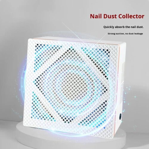 Portable 60W Nail Vacuum Cleaner Strong Suction Electric Dust Collector for Manicure – product detail view, wholesale