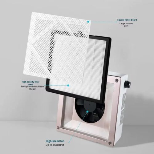 Portable 60W Nail Drill Tool Cleaner Strong Suction Electric Dust Collector for Manicure – product detail view, wholesale