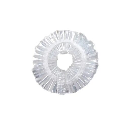 Disposable Transparent High-Pressure PE Cap Waterproof Multi-Purpose for Hotels and Salon – product detail view, wholesale