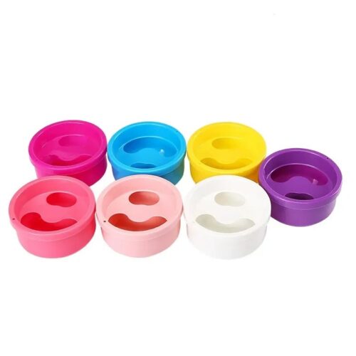Professional Multi-Function Plastic Nail Soak Bowl for Salon & Home Manicure Gel/Acrylic – product detail view, wholesale