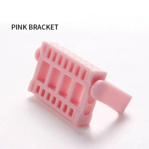 16 Holes Portable Clear Plastic Nail Drill Bit Holder - Adjustable Display Stand for – product detail view, wholesale