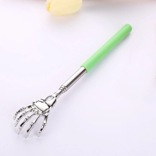 Wholesale Telescopic Stainless Steel Back Scratcher Ghost Hand Design Anti Itch Tool for – product detail view, wholesale