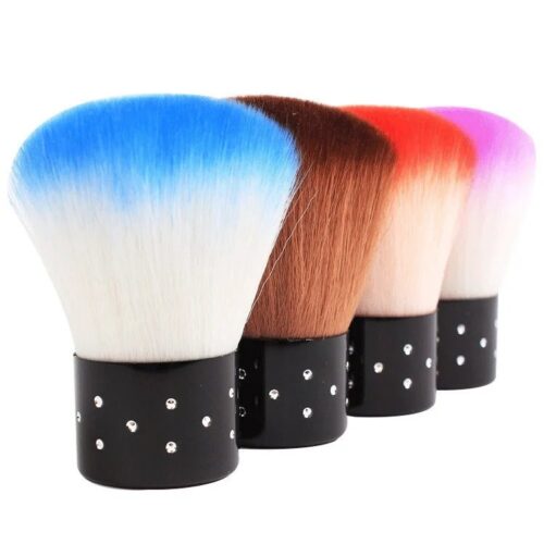 Nail Art Tool Flat Shape Loose Powder Blush Brush Makeup and Painting Made of Durable – product detail view, wholesale