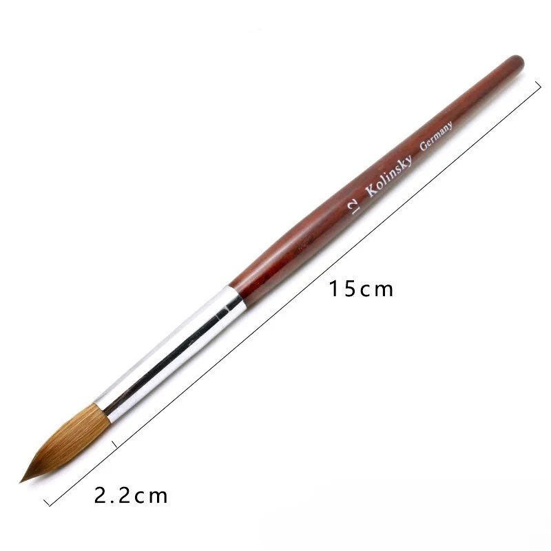 Direct Sale From Factory Mink Hair Kolinsky Crystal Nail Art Pen Single Pack Carved Pen – product detail view, wholesale
