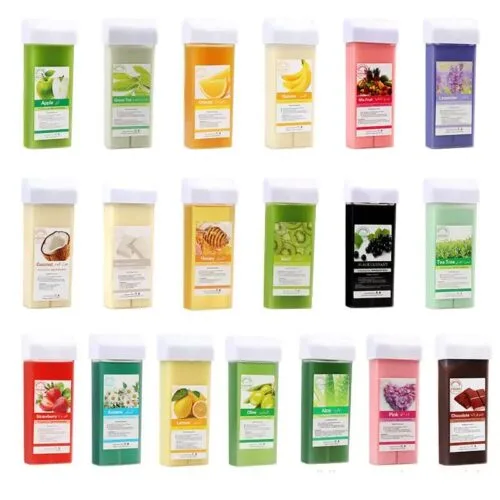Portable Neutral 100g Roll on Hair Removal Wax Depilatory Wax Cartridge for Body Leg Face – product detail view, wholesale