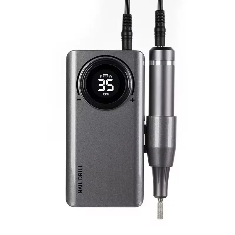 Portable Power Bank UV Nail Polisher Electric Remover Tool with 35000rpm - Professional Nail... – product detail view, professional nail drill wholesale