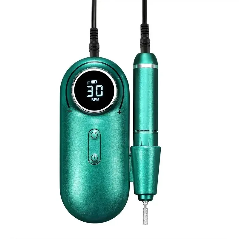 Custom Logo 30pcs Nail Drill Pedicure Machine with UV 301 White Pink Green - Professional Na... – product detail view, professional nail drill wholesale